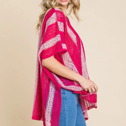 Cotton Bleu by Nu Label V Neck Drop Shoulder Oversize Top - Image 4