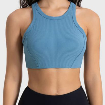 Millennia Wide Strap Cropped Sport Tank - Image 10