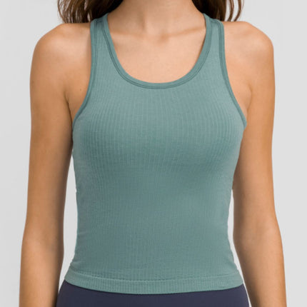 Millennia Round Neck Racerback Active Tank - Image 3