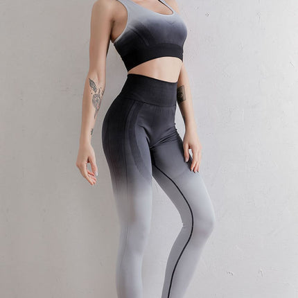 Gradient Sports Bra and Leggings Set - Image 1