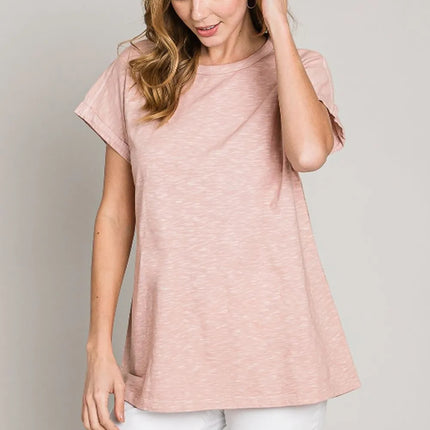 Cotton Bleu by Nu Label Plaid Short Sleeve T-Shirt - Image 4