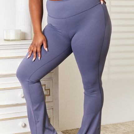 Millennia Basic Bae Wide Waistband Bootcut Sports Pants - Image 6