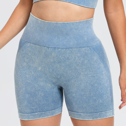 Washed High Waist Active Shorts - Image 10