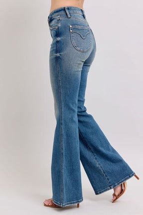Judy Blue MR Tummy Control Vintage Wash Jeans - Image 3