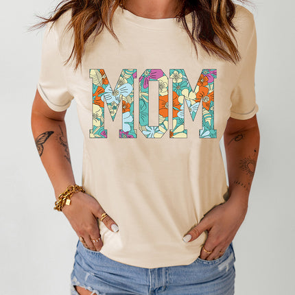 MOM Floral Graphic T-Shirt - Image 3
