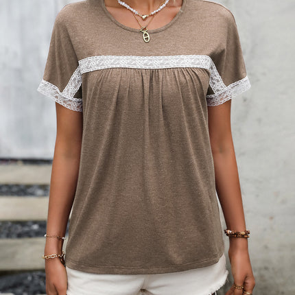 Ivy Lane Contrast Round Neck Short Sleeve Tee - Image 13