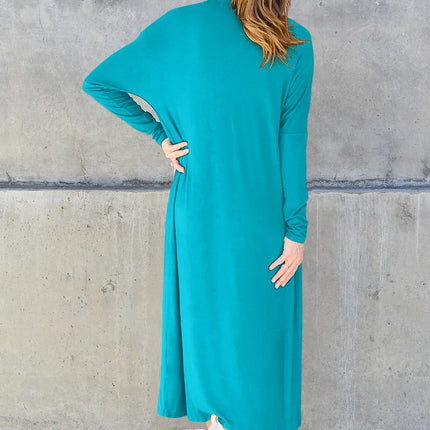Basic Bae Full Size Open Front Long Sleeve Cover Up - Image 3