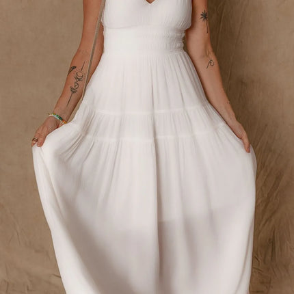 V-Neck High Waist Cami Dress - Image 3