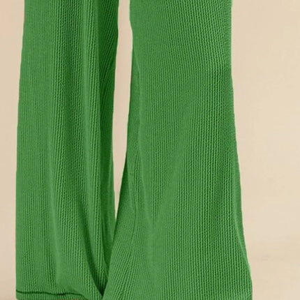 BiBi 2tone Cord Rib Waist Band Side Pocket Pants - Image 3