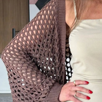 Hollow Out Open Front Cover-Up - Image 6