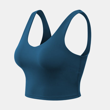 Cropped Scoop Neck Active Tank Top - Image 13