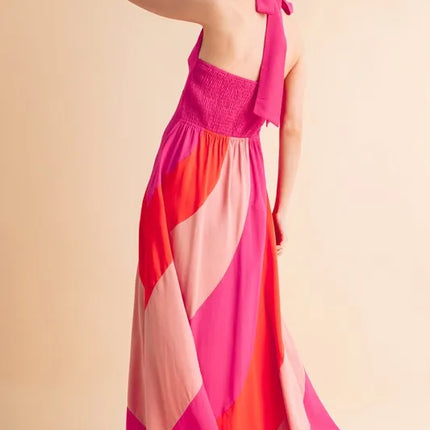 Aemi+Co Color Block Sleeveless Maxi Dress - Image 16