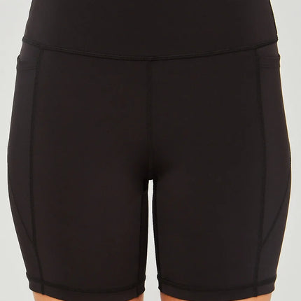 Love Tree High Waist Seam Detail Active Shorts - Image 2