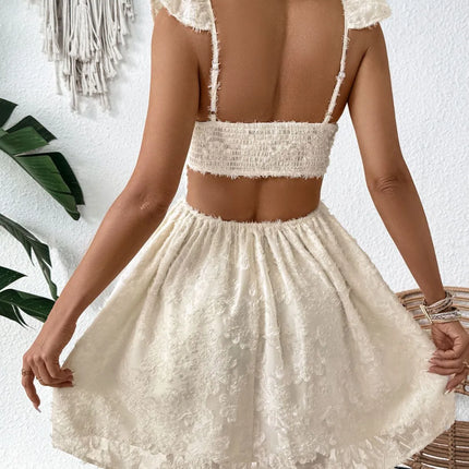 Cutout Cap Sleeve Mini Cami Dress - Image 3