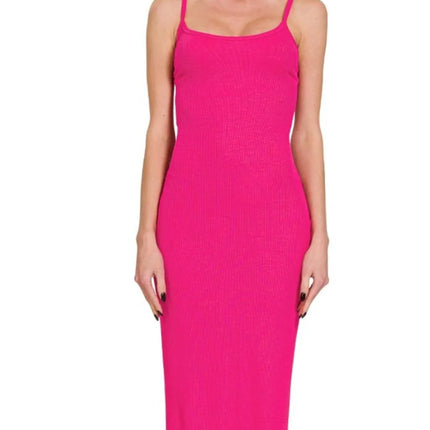 Zenana Ribbed Bodycon Midi Dress - Image 2