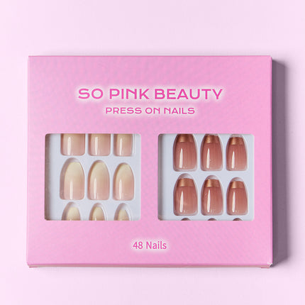 SO PINK BEAUTY Press On Nails 2 Packs - Image 6