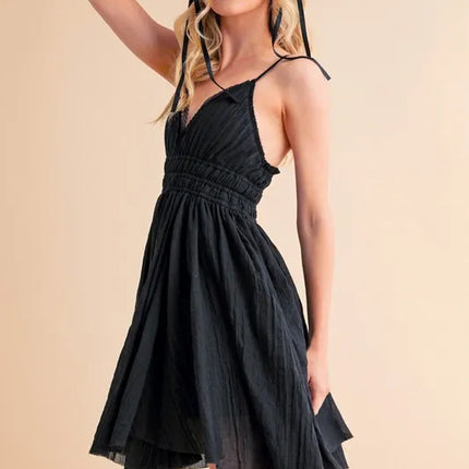 Aemi+Co Lace Detail Mini Cami Dress - Image 7