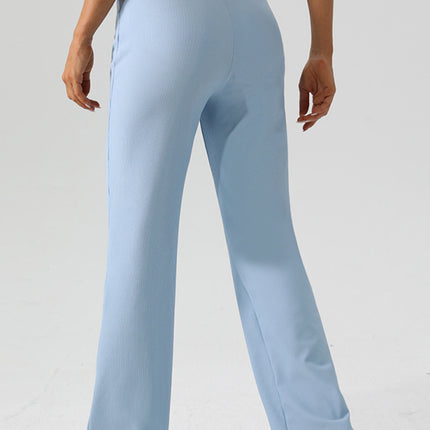 High Waist Straight Active Pants - Image 7