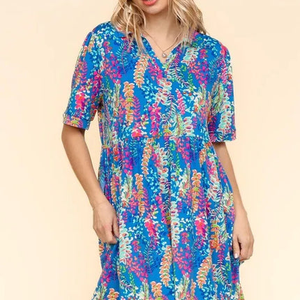 Haptics Johnny Collar Babydoll Dress with Side Pockets - Image 8