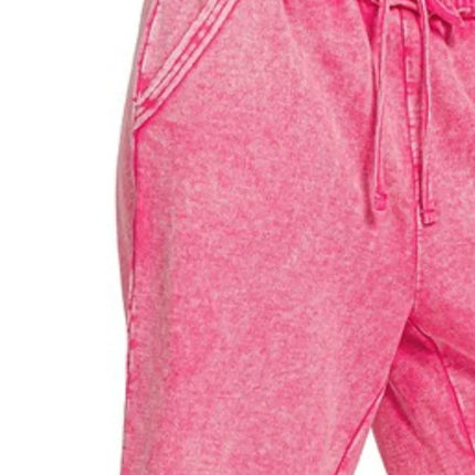 Zenana Washed French Terry Palazzo With Pockets - Image 2