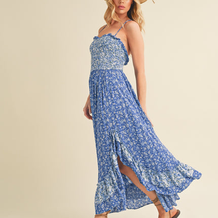 Aemi + Co Ditsy Floral Ruffled Hem Maxi Cami Dress - Image 4
