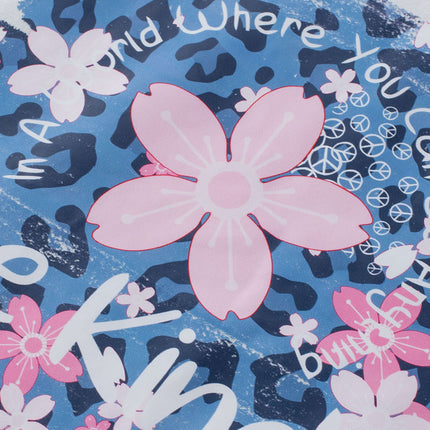 Leopard Floral Graphic Round Neck Tee - Image 5