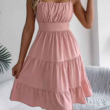 Smocked Back Tiered Cami Dress - Image 5