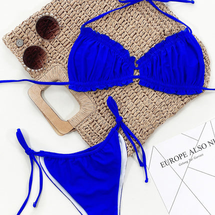 Frill Trill Halter Neck Bikini Set - Image 15