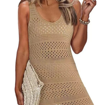 Openwork Scoop Neck Cover Up - Image 5