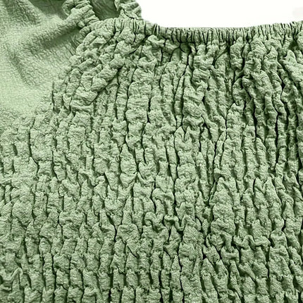 Full Size Ruffled Off-Shoulder Short Sleeve Dress - Image 9