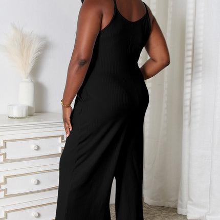 Basic Bae Full Size Spaghetti Strap V-Neck Jumpsuit - Image 13