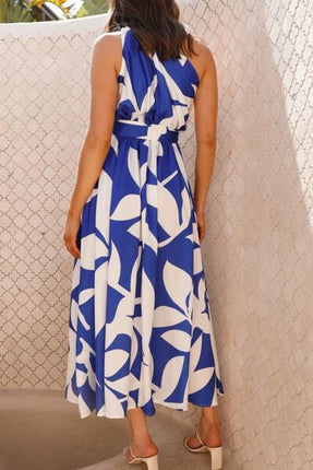 Ruched Printed Single Shoulder Dress - Image 2