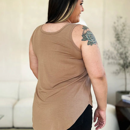 Basic Bae Full Size Round Neck Curved Hem Tank - Image 12