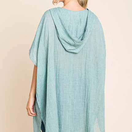 Cotton Bleu by Nu Label Tassel Hem Hooded Cover Up - Image 2