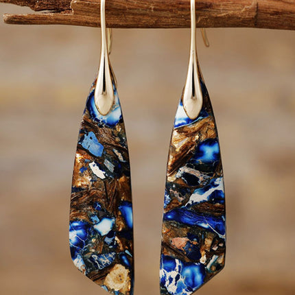 Geometrical Shape Dangle Earrings - Image 7