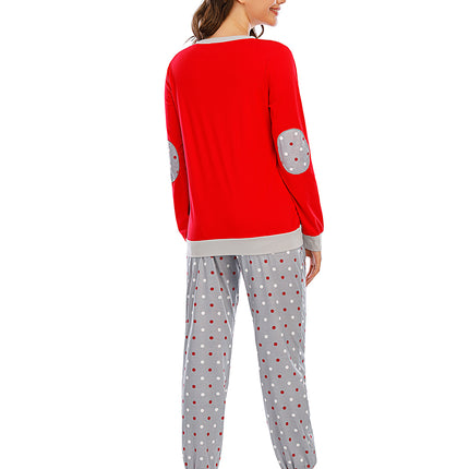 Long Sleeve Top and Polka Dot Pants Set - Image 9