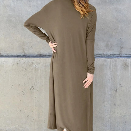 Basic Bae Full Size Open Front Long Sleeve Cover Up - Image 19