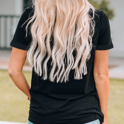 Slogan Graphic Short Sleeve T-Shirt - Image 4