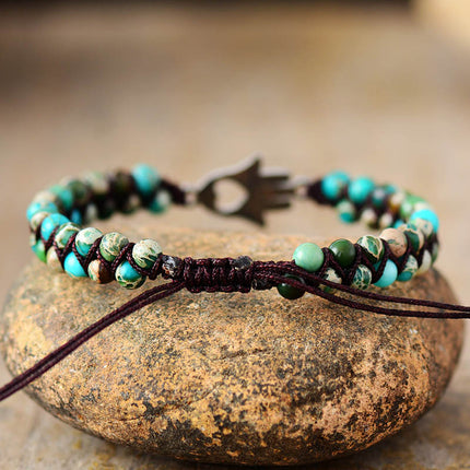 Turquoise Beaded Bracelet - Image 5