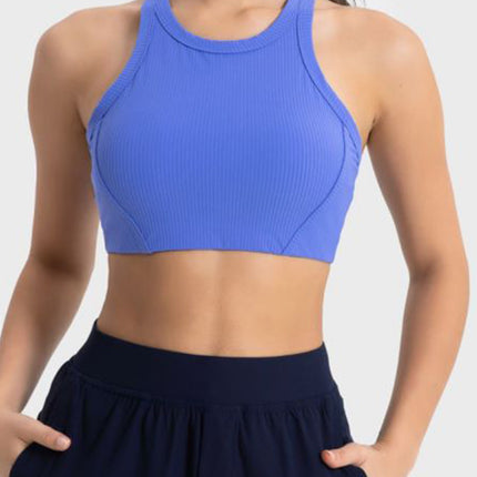Millennia Wide Strap Cropped Sport Tank - Image 13