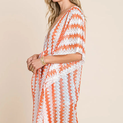 Cotton Bleu by Nu Label Multi Crochet Lace Cover Up - Image 3