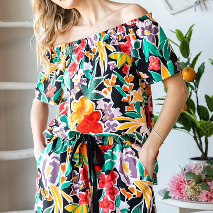 Cotton Bleu by Nu Label Floral Off-Shoulder Top - Image 4