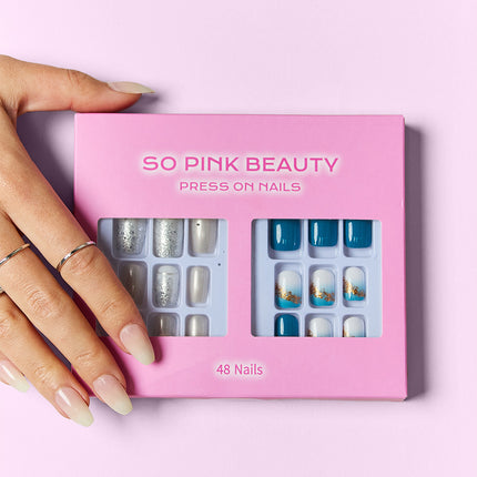 SO PINK BEAUTY Press On Nails 2 Packs - Image 9