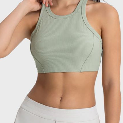 Millennia Wide Strap Cropped Sport Tank - Image 5