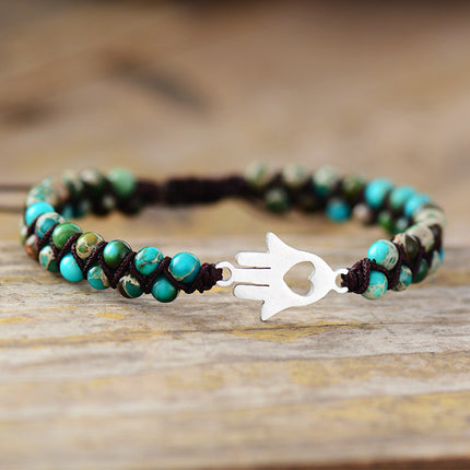 Turquoise Beaded Bracelet - Image 4