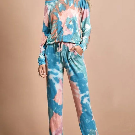 BiBi Tie Dye French Terry Jogger Pants - Image 8