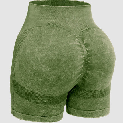 Washed High Waist Active Shorts - Image 19