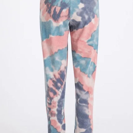 BiBi Tie Dye French Terry Casual Pants - Image 10