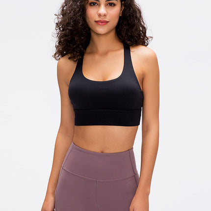 Millennia Crisscross Scoop Neck Active Tank - Image 31