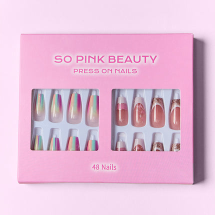 SO PINK BEAUTY Press On Nails 2 Packs - Image 6